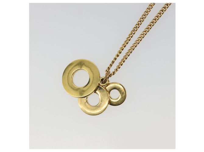 16 Céline Collar CELINE Metal Dorado Auth bs36760 - vista 9