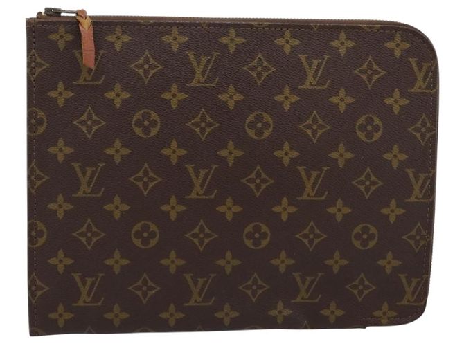 LOUIS VUITTON Monogram Posh Documents Briefcase M53457 LV Auth 196281 Monogramma - vista 13