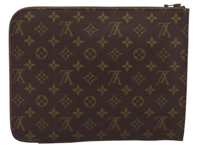 LOUIS VUITTON Monogram Posh Documents Briefcase M53457 LV Auth 196281 Monogramma - vista 2