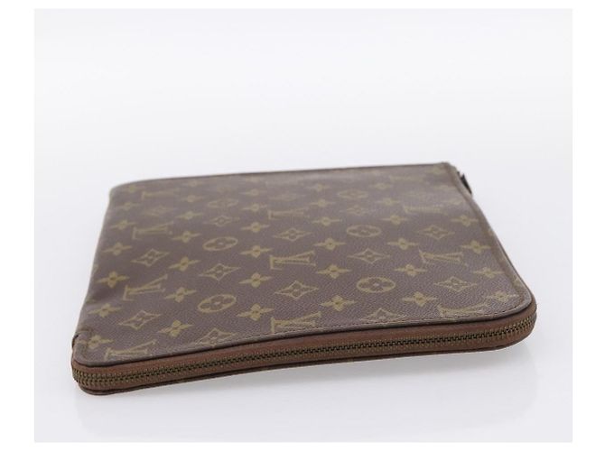 LOUIS VUITTON Monogram Posh Documents Briefcase M53457 LV Auth 196281 Monogramma - vista 4