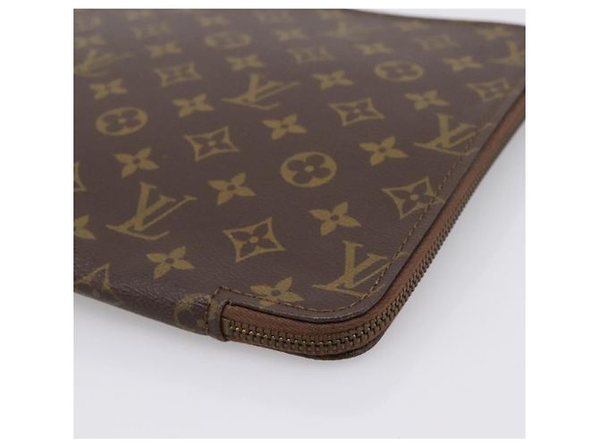 LOUIS VUITTON Monogram Posh Documents Briefcase M53457 LV Auth 196281 Monogramma - vista 7