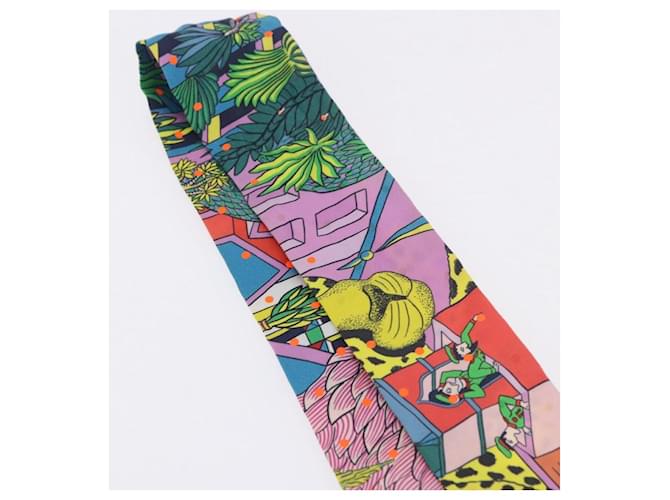 Hermès HERMES Twilly Seidenschal Multicolor authentisch 196846 Mehrfarben - Ansicht 5