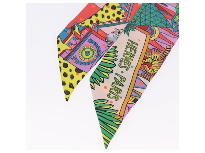 Hermès HERMES Twilly Seidenschal Multicolor authentisch 196846 Mehrfarben - Ansicht 7