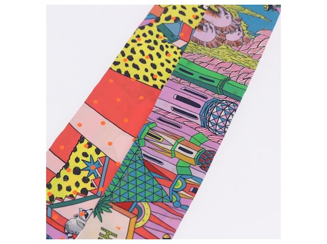 Hermès HERMES Twilly Seidenschal Multicolor authentisch 196846 Mehrfarben - Ansicht 8