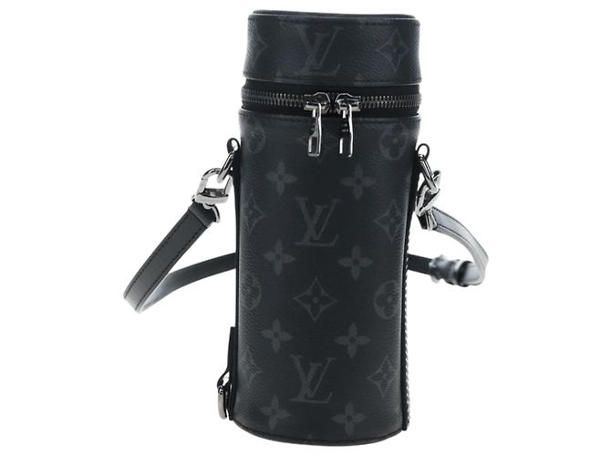 LOUIS VUITTON Monogram Eclipse Bottle Holder Porte Boutille GI0398 Auth 196192V Monogramm - Ansicht 13