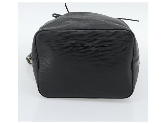 LOUIS VUITTON Borsa a tracolla Petit Noe in pelle Epi Nera M44102 LV Auth 196225 Nero - vista 5