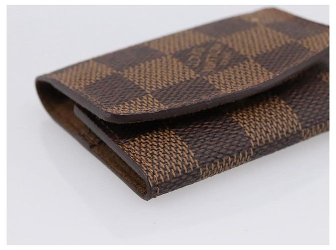 LOUIS VUITTON Damier Ebene Bouton De Manchette Case Cuff Case LV Auth 183519 - vista 8