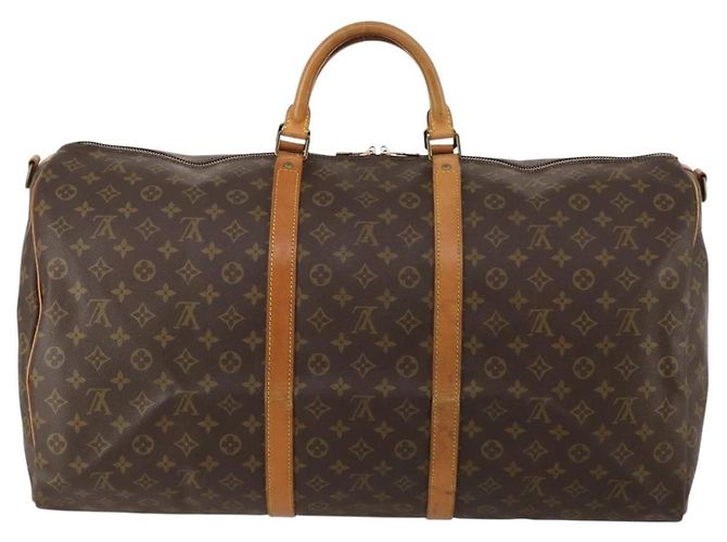 LOUIS VUITTON Monogram Keepall Bandouliere 60 Boston Bag M41412 LV Auth ep15434 Monogramma - vista 2