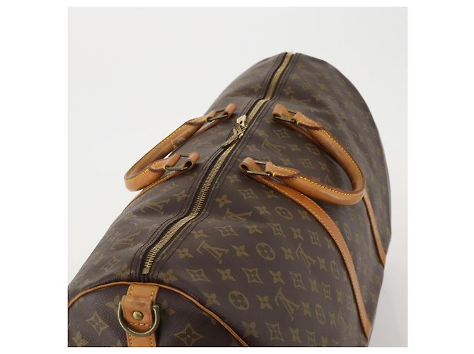 LOUIS VUITTON Monogram Keepall Bandouliere 60 Boston Bag M41412 LV Auth ep15434 Monogramma - vista 6