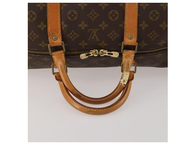 LOUIS VUITTON Monogram Keepall Bandouliere 60 Boston Bag M41412 LV Auth ep15434 Monogramma - vista 7