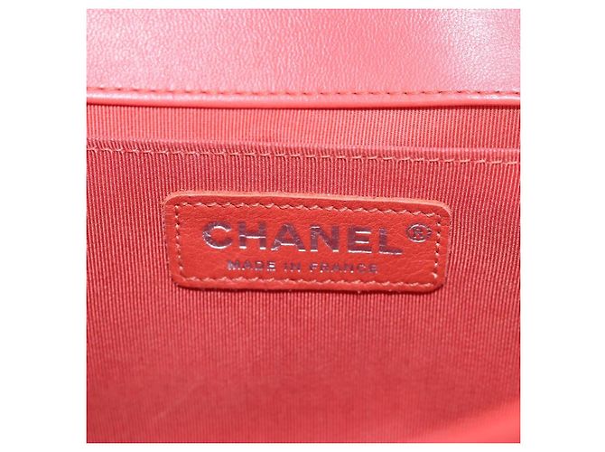 CHANEL Boy Chanel 25 Borsa a tracolla con catena in tweed rosa argento CC Auth BA14598SAM - vista 21