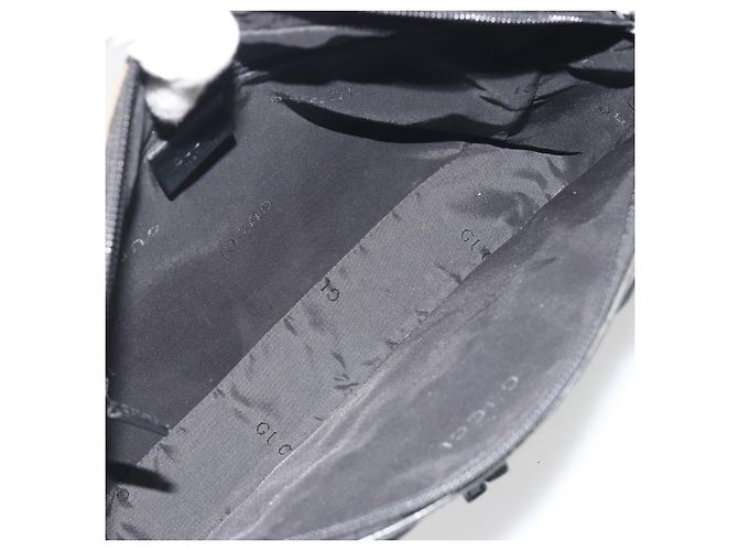 Borsa a Tracolla GUCCI Canvas Nero Argento 001 3294 Auth gh2268 - vista 11