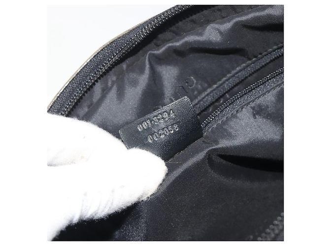 Borsa a Tracolla GUCCI Canvas Nero Argento 001 3294 Auth gh2268 - vista 12