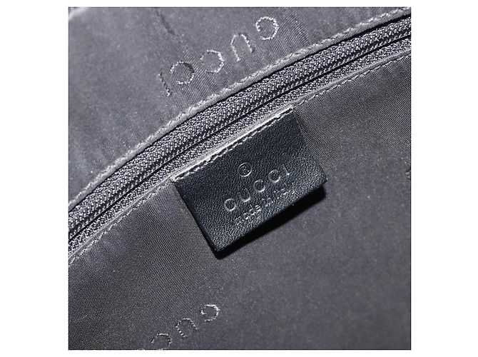 Borsa a Tracolla GUCCI Canvas Nero Argento 001 3294 Auth gh2268 - vista 19