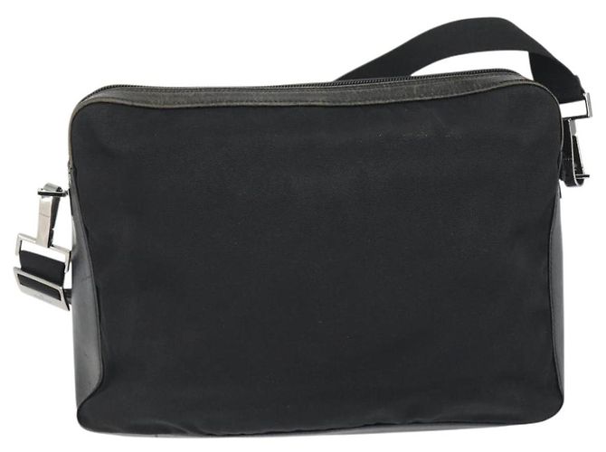 Borsa a Tracolla GUCCI Canvas Nero Argento 001 3294 Auth gh2268 - vista 2