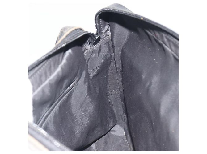 Borsa a Tracolla GUCCI Canvas Nero Argento 001 3294 Auth gh2268 - vista 20