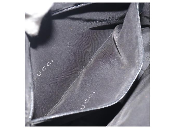Borsa a Tracolla GUCCI Canvas Nero Argento 001 3294 Auth gh2268 - vista 23