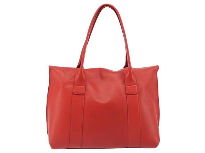 Borsa Salvatore Ferragamo Gancini in pelle rossa e oro Auth 195014 Rosso D'oro - vista 2