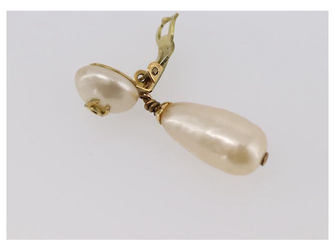 Orecchini CHANEL metallo Gold CC Auth 195937V D'oro - vista 13