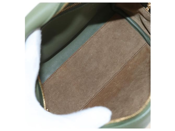 Borsa a mano LOEWE Amazona 19 Canvas 2way Beige Gold Auth 196053SAM D'oro - vista 10