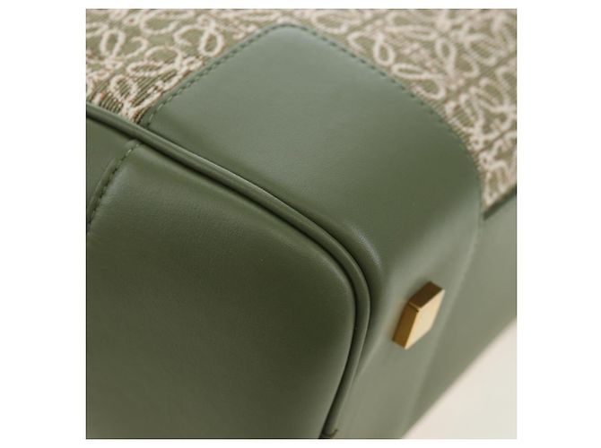 Borsa a mano LOEWE Amazona 19 Canvas 2way Beige Gold Auth 196053SAM D'oro - vista 18