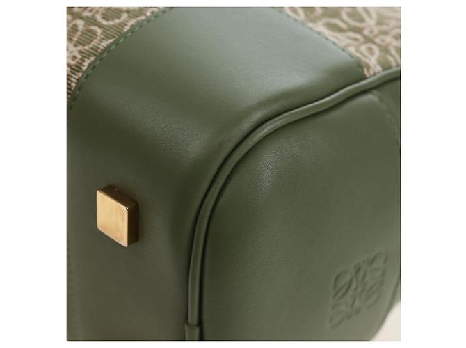Borsa a mano LOEWE Amazona 19 Canvas 2way Beige Gold Auth 196053SAM D'oro - vista 19