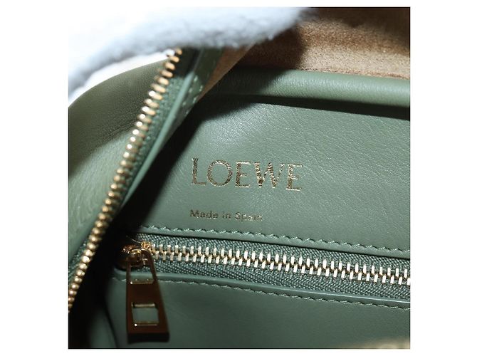 Borsa a mano LOEWE Amazona 19 Canvas 2way Beige Gold Auth 196053SAM D'oro - vista 22