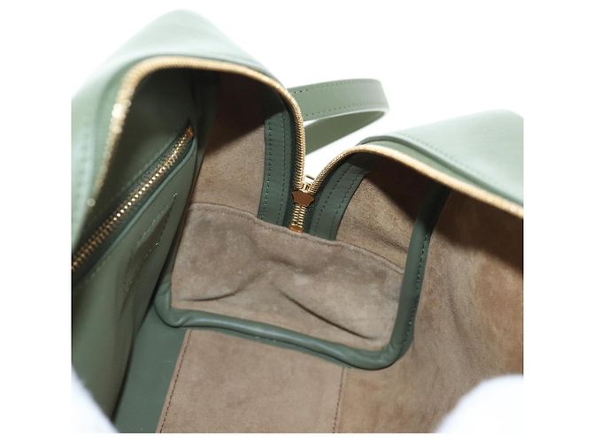 Borsa a mano LOEWE Amazona 19 Canvas 2way Beige Gold Auth 196053SAM D'oro - vista 23