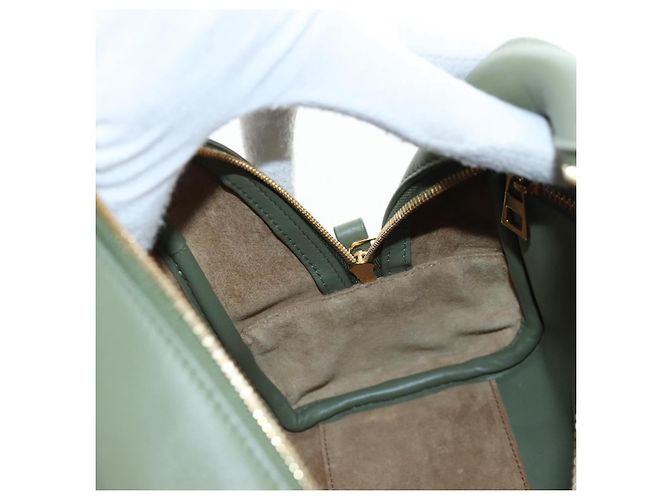 Borsa a mano LOEWE Amazona 19 Canvas 2way Beige Gold Auth 196053SAM D'oro - vista 24