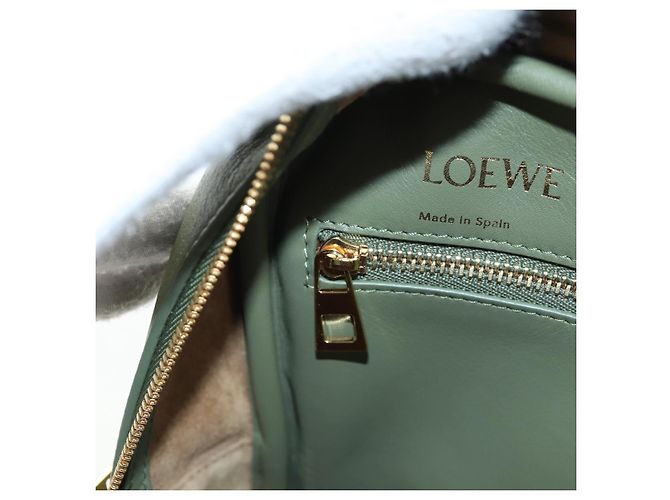 Borsa a mano LOEWE Amazona 19 Canvas 2way Beige Gold Auth 196053SAM D'oro - vista 25