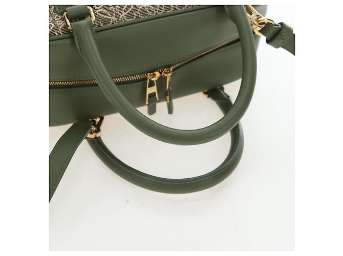 Borsa a mano LOEWE Amazona 19 Canvas 2way Beige Gold Auth 196053SAM D'oro - vista 7