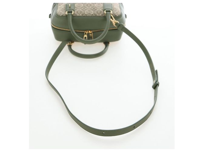 Borsa a mano LOEWE Amazona 19 Canvas 2way Beige Gold Auth 196053SAM D'oro - vista 8