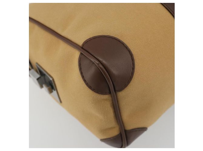 Borsa Boston GUCCI Sherry Line Canvas Beige Silver 000 0851 Auth 195413A Argento - vista 14