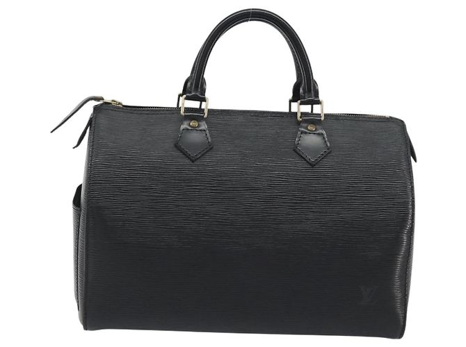 LOUIS VUITTON Epi Speedy 30 Hand Bag Noir Black M43002 LV Auth 195990A Nero - vista 2