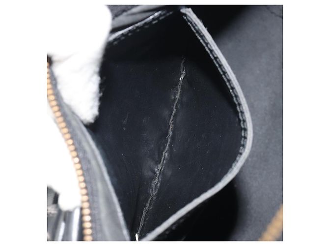 LOUIS VUITTON Epi Speedy 30 Hand Bag Noir Black M43002 LV Auth 195990A Nero - vista 21
