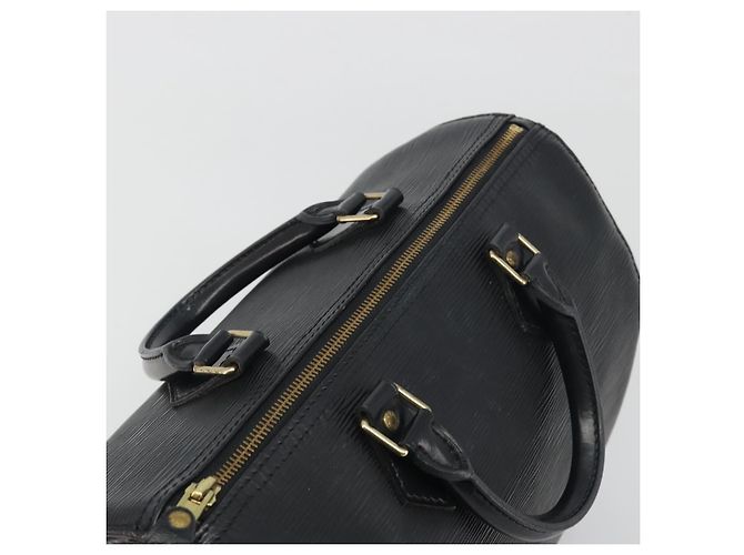 LOUIS VUITTON Epi Speedy 30 Hand Bag Noir Black M43002 LV Auth 195990A Nero - vista 6