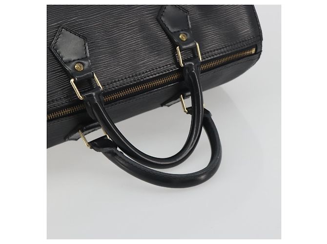 LOUIS VUITTON Epi Speedy 30 Hand Bag Noir Black M43002 LV Auth 195990A Nero - vista 7