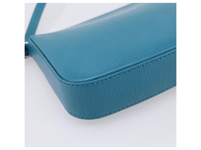 LOUIS VUITTON Epi Pochette Accessoires Pouch Cyan M40823 LV Auth 196344V - vista 15