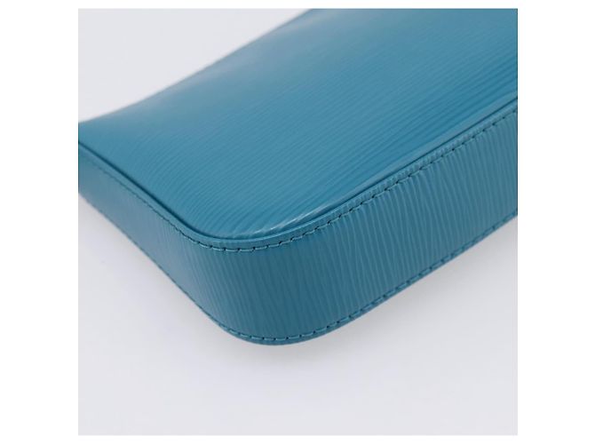 LOUIS VUITTON Epi Pochette Accessoires Pouch Cyan M40823 LV Auth 196344V - vista 17