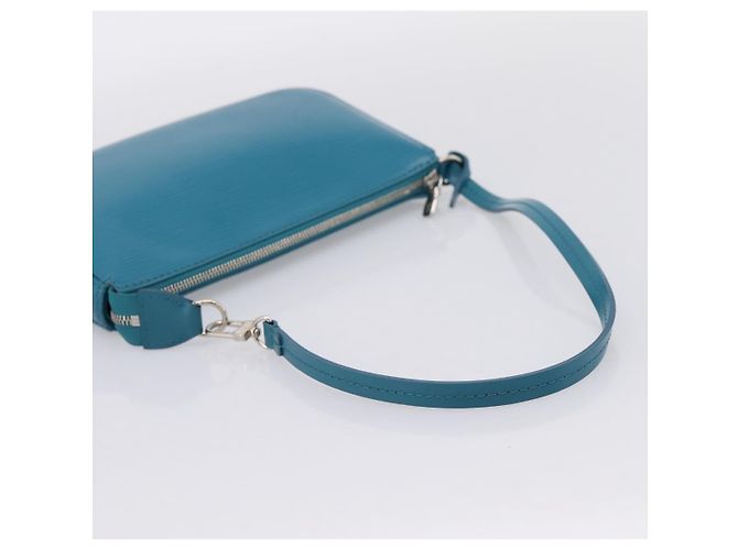 LOUIS VUITTON Epi Pochette Accessoires Pouch Cyan M40823 LV Auth 196344V - vista 7