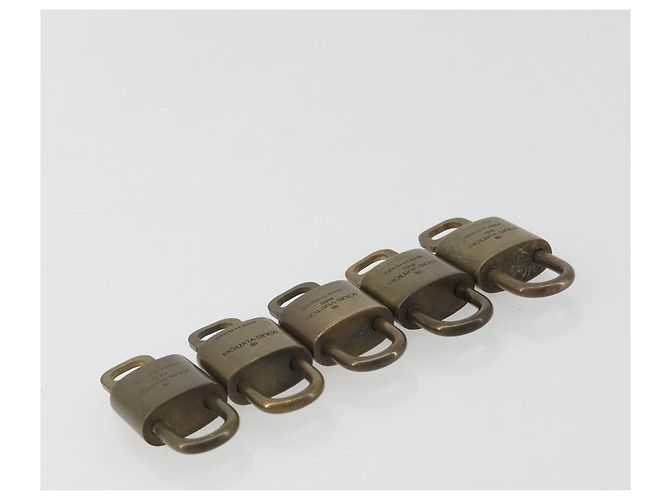 LOUIS VUITTON Padlock 10 Set Padlock metal Gold LV Auth 192562 Golden - view 4