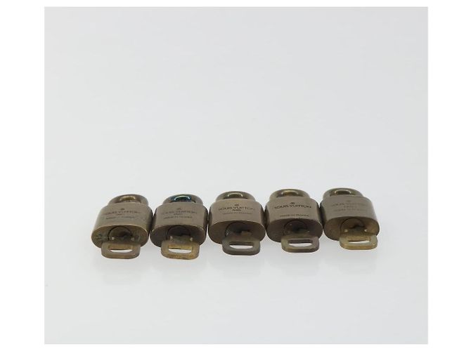 LOUIS VUITTON Padlock 10 Set Padlock metal Gold LV Auth 192562 Golden - view 5