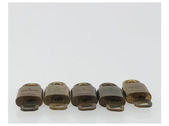LOUIS VUITTON Padlock 10 Set Padlock metal Gold LV Auth 192562 Golden - view 7