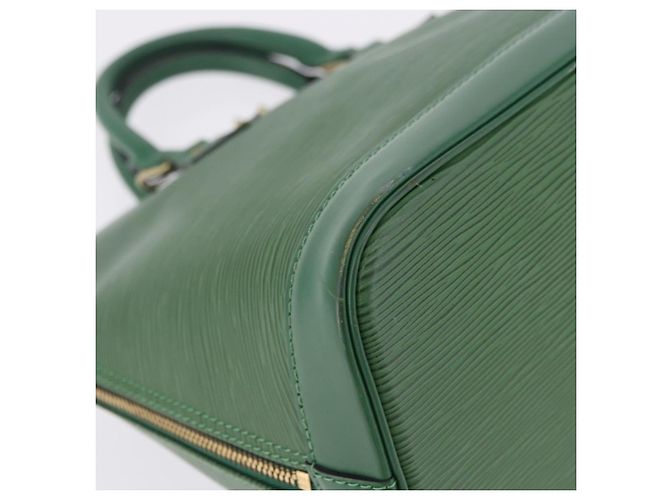 Borsa a mano LOUIS VUITTON Epi Alma Borneo Green M52144 LV Auth 196763V - vista 16