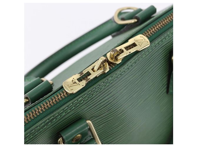 Borsa a mano LOUIS VUITTON Epi Alma Borneo Green M52144 LV Auth 196763V - vista 19