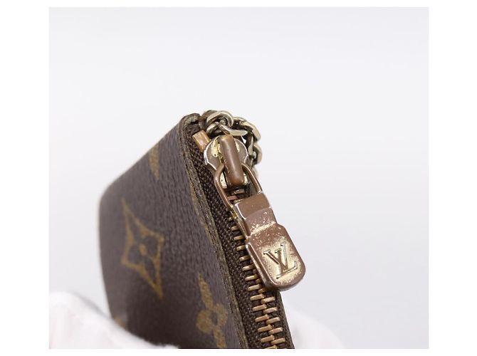 LOUIS VUITTON Monogram Pochette Cles Coin Purse M60033 LV Auth 180959 Monograma - vista 9