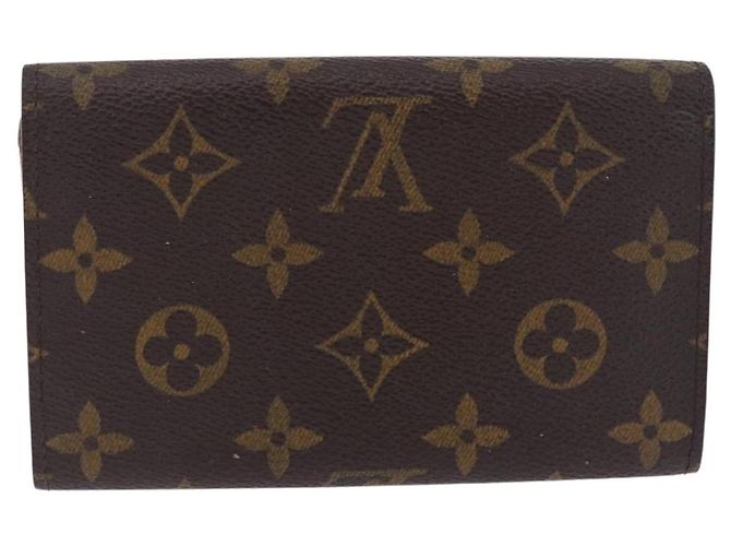 LOUIS VUITTON Monogram Porte Monnaie Billets Tresor Wallet M61730 Auth 194486A Monogramma - vista 2