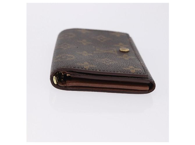 LOUIS VUITTON Monogram Porte Monnaie Billets Tresor Wallet M61730 Auth 194486A Monogramma - vista 4