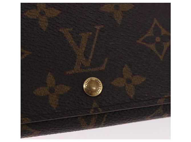 LOUIS VUITTON Monogram Porte Monnaie Billets Tresor Wallet M61730 Auth 194486A Monogramma - vista 8