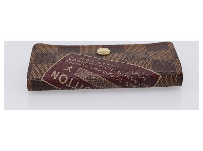 LOUIS VUITTON Damier Ebene Multicles 4 Key Case N63082 Auth 194304M - vista 5